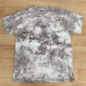 Neutral Taupe Gray Tie Dye T-shirt